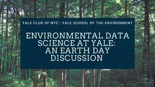 YSE Environmental Data Science Earth Day
