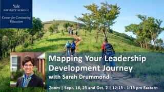 Mapping Your Leadership Development Journey with Sarah Drummond Event Graphic