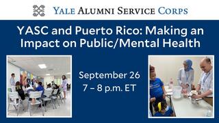 YASC and Puerto Rico: Making an Impact on Public/Mental Health
