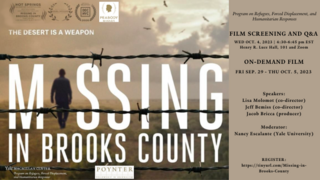 PRFDHR Film: 'Missing in Brooks County', Film Screening & Q&A with Film Director Lisa Molomot