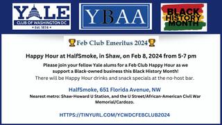 Feb Club Event at HalfSmoke with the Yale Club of Washington, D.C.
