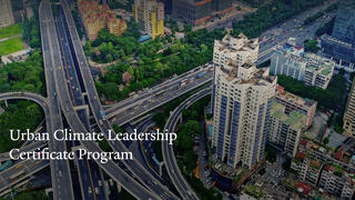 Urban Climate Leadership Certificate Program