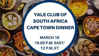 Yale Club of South Africa Cape Town Dinner 
