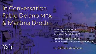 In Conversation: Pablo Delano ’79 MFA and the Yale Center for British Art's Martina Droth