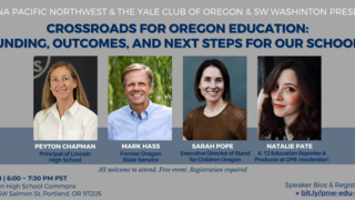 Crossroads for Oregon Education: Funding, Outcomes, and Next Steps for Our Schools