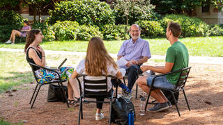 Professor Jim Silk ’89 JD teaching