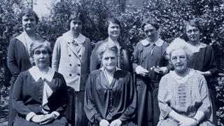 original faculty of the Yale School of Nursing