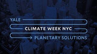 Yale @ Climate Week NYC