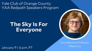 Yale OC x YAA Redpath Speakers Program featuring Astrophysics Professor Meg Urry