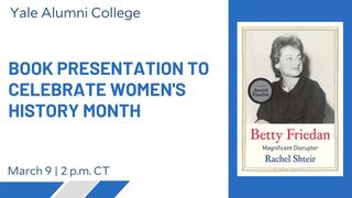 Yale Alumni College Book Presentation to Celebrate Women's History Month