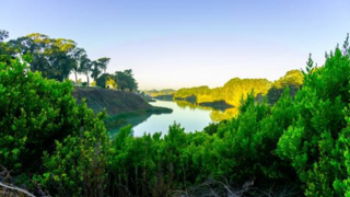 Landscape of lake