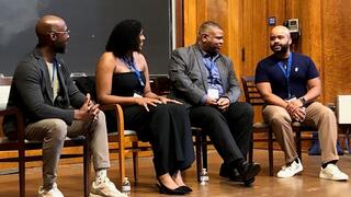 Alumni panel on educational equity at AFAM55