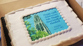 Yale Club of Hartford 140th Anniversary Cake
