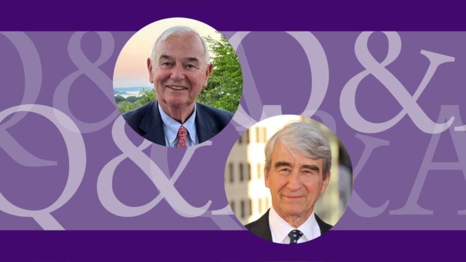 Flunking Retirement: Phil Moriarty ’62 and Sam Waterston ’62