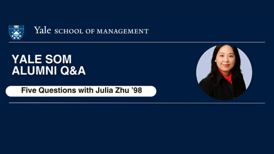 Just Five Questions: Julia Zhu ’98 MPPM