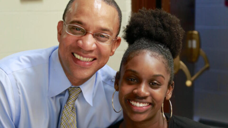 Rev. Keith King ’20 STM and daughter