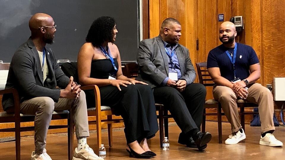 Alumni panel on educational equity at AFAM55