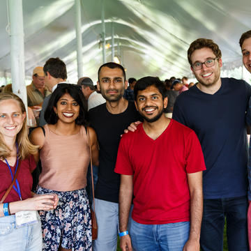 Alumni pose for a photo during 2018 Reunion Weekend.