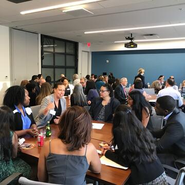 Speed networking participants