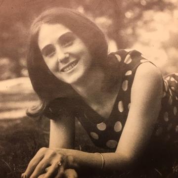 Christine Curtis at Vassar, 1968. Photo courtesy Vassar College.