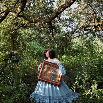 Genevieve Gaignard '14 MFA's piece, Trailblazer (A Dream Deferred), 2017