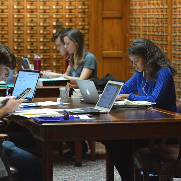 students using computers