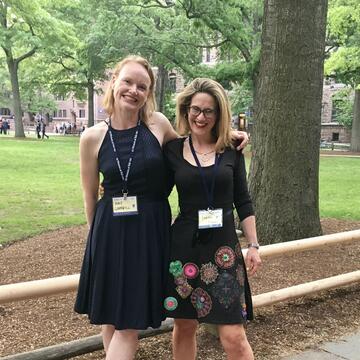 Sarah Pearsall ’93 and Amy Gambrill ’93