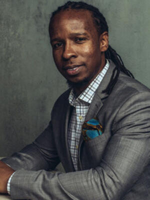 Ibram X. Kendi (Photo credit: Stephen Voss, courtesy of Boston University)