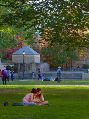 Relaxing on Cross Campus